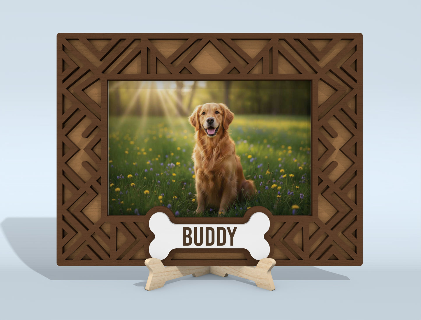 Pet Photo Frame SVG Bundle Laser Cut File for Glowforge and xTool