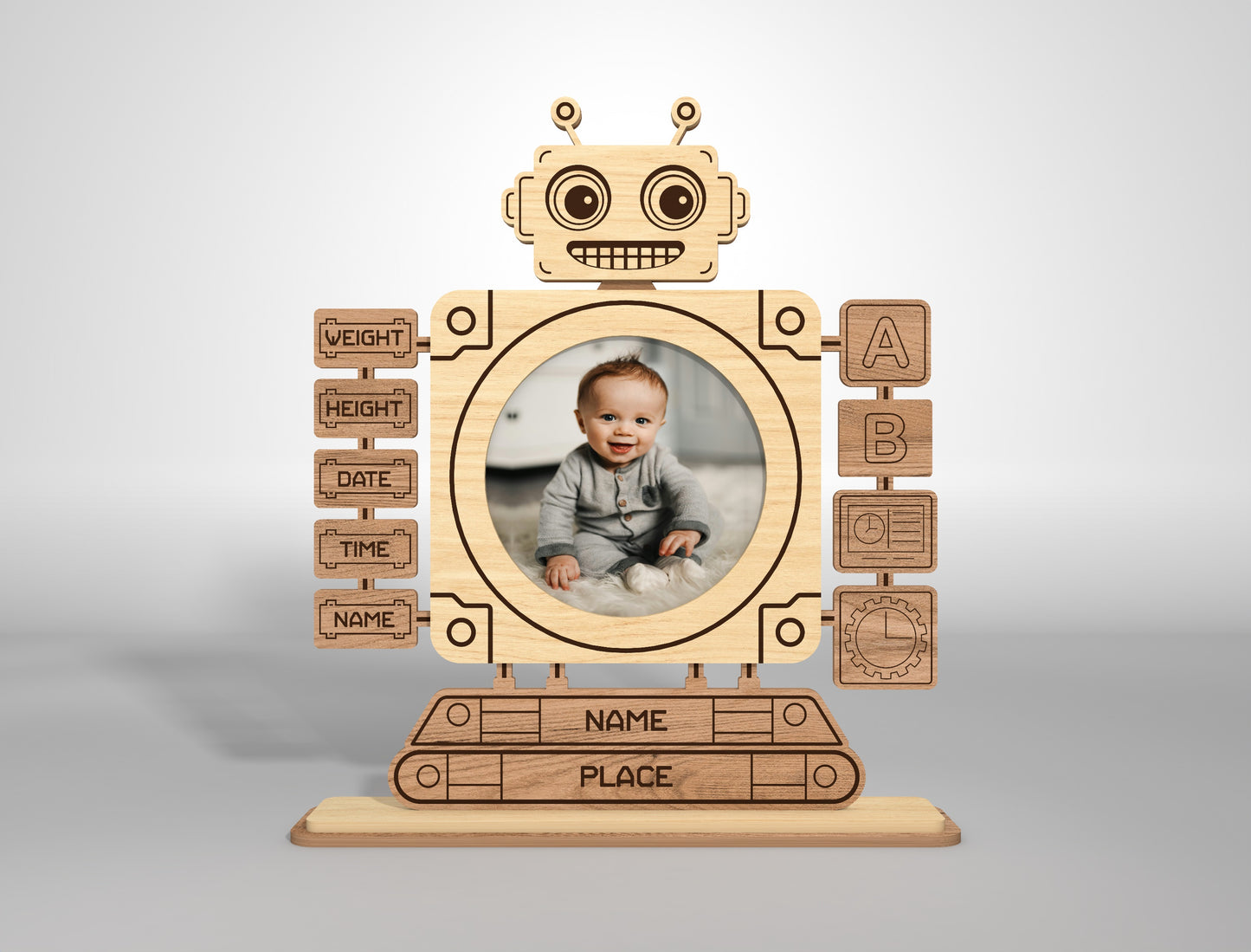 Customized Photo Frame SVG Bundle for Glowforge and xTool