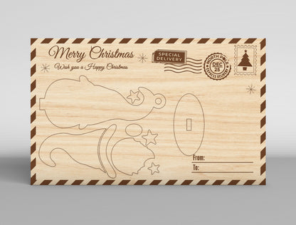 Christmas Gift Card Holder SVG Bundle 16 Laser Cut Designs
