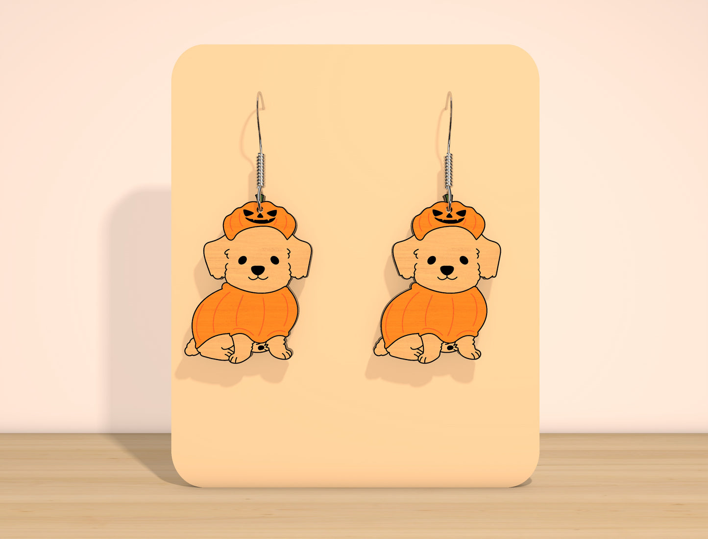Halloween Dog Earrings SVG Bundle for Glowforge xTool LightBurn 10 Designs