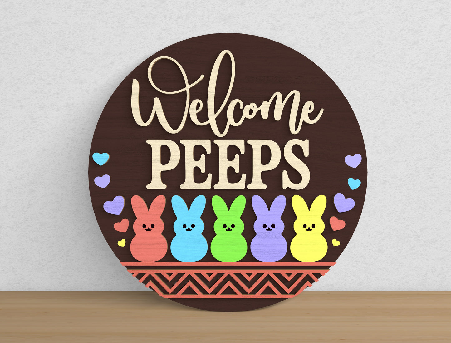 Easter Welcome Sign Bundle SVG 9 Designs Laser Cut for Glowforge and xTool