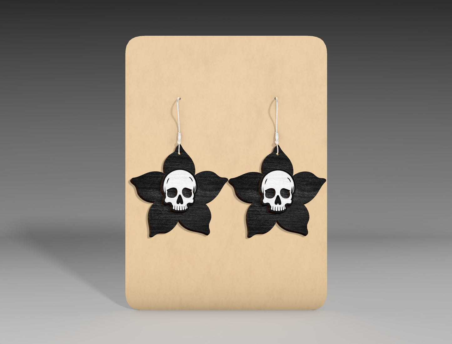 Halloween Stud Earrings SVG Bundle 9 Designs for LightBurn Glowforge xTool
