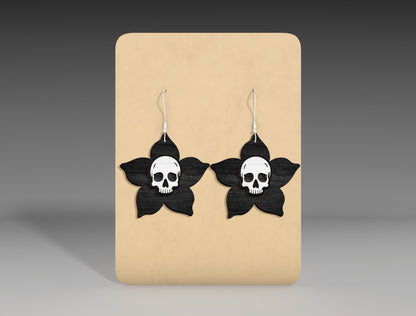 Halloween Stud Earrings SVG Bundle 9 Designs for LightBurn Glowforge xTool
