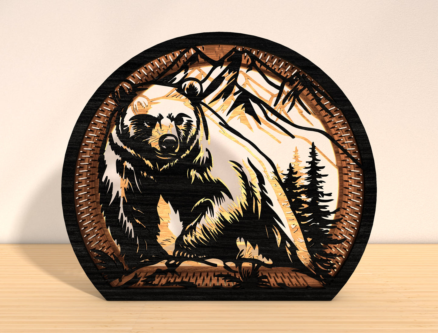 Wildlife Lantern SVG Bundle Laser Cut File for LightBurn and Glowforge