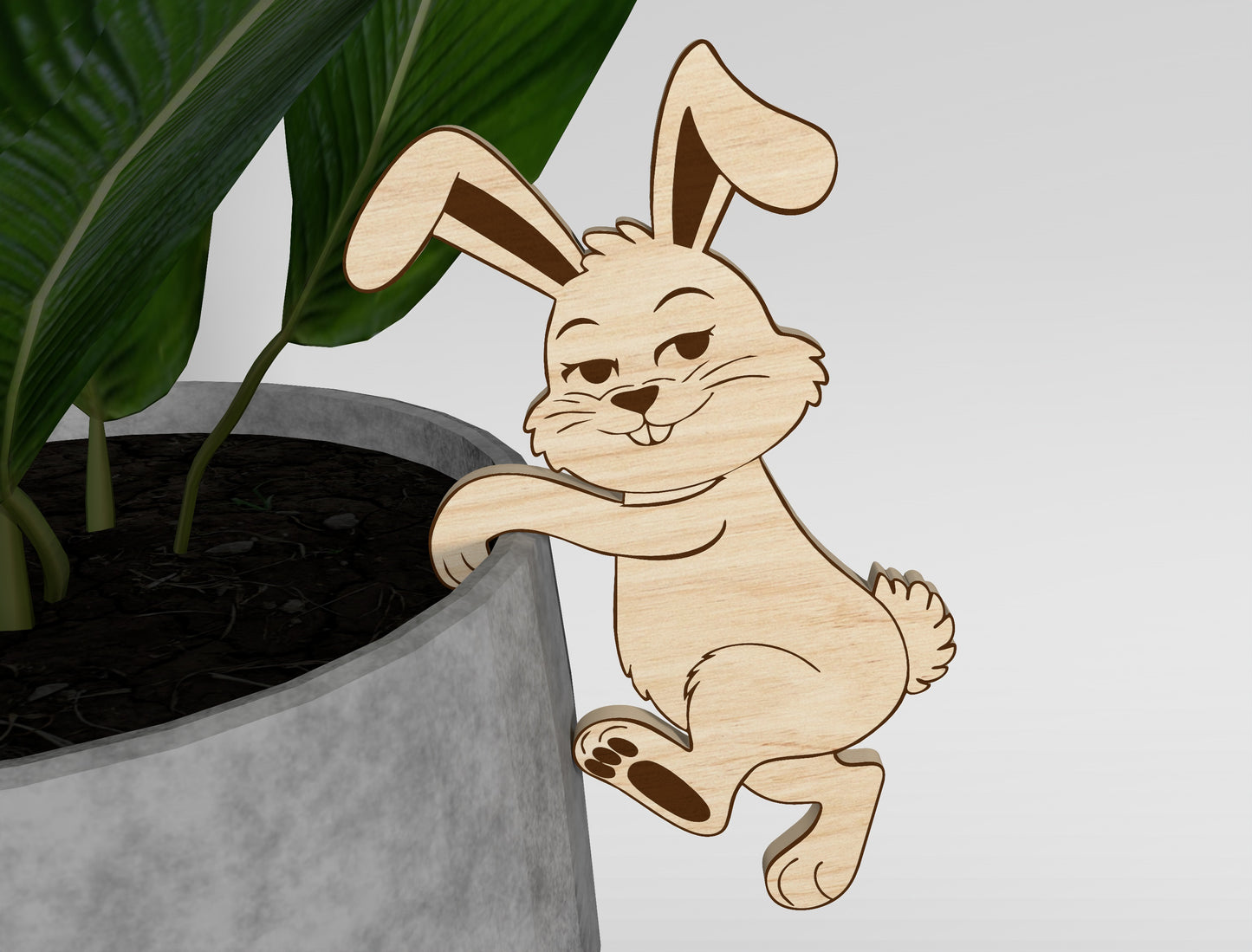 Easter Bunny SVG 26 Dancing Animal Designs Laser Cut for LightBurn and xTool