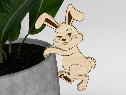 Easter Bunny SVG 26 Dancing Animal Designs Laser Cut for LightBurn and xTool
