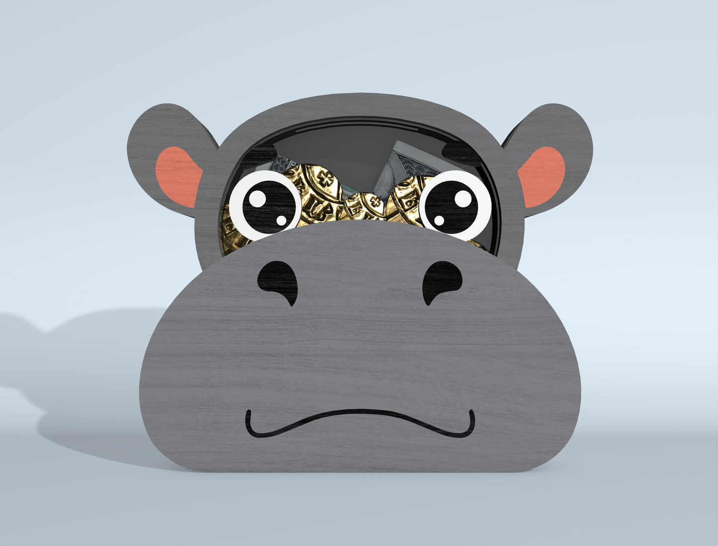 Animal Piggy Bank SVG Bundle Laser Cut File for xTool and Glowforge