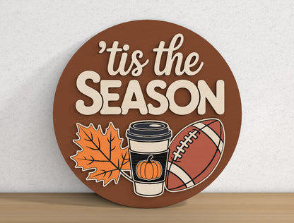 Happy Fall Yall Door Hanger SVG Bundle for Glowforge xTool LightBurn 9 Designs