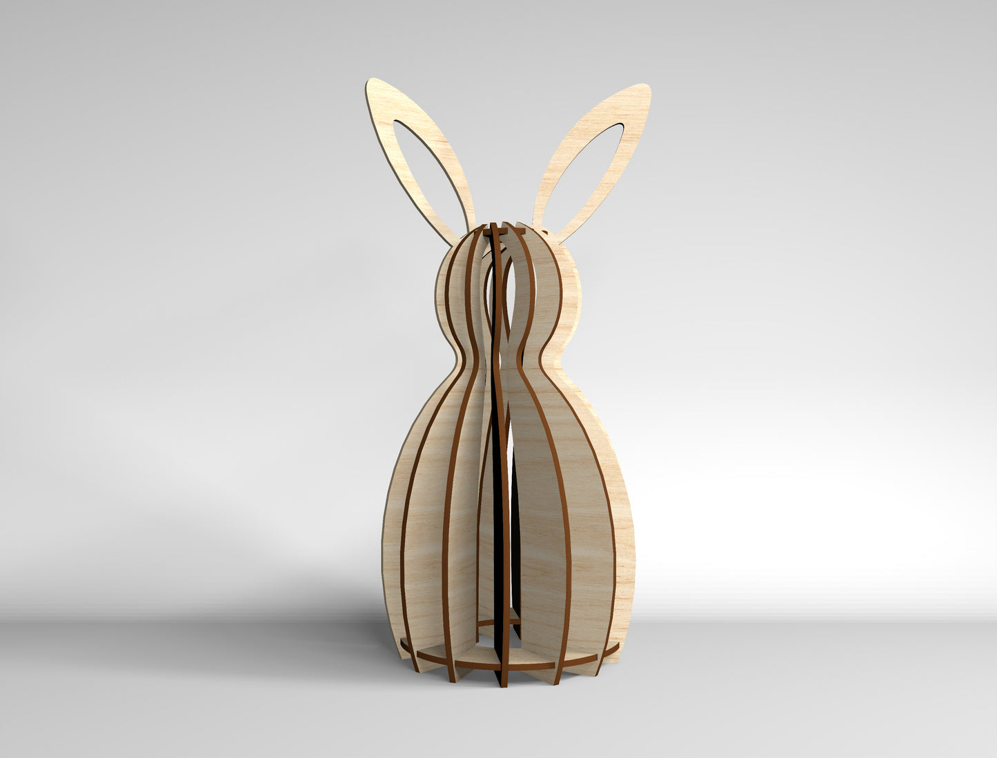 Easter Bunny Candle Holder SVG Bundle Bunny Lantern for xTool and LightBurn