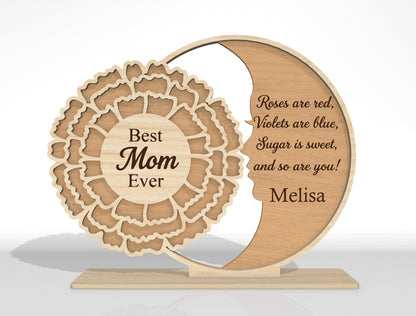Mother's Day Wooden Sign SVG Bundle Mixed Designs for xTool