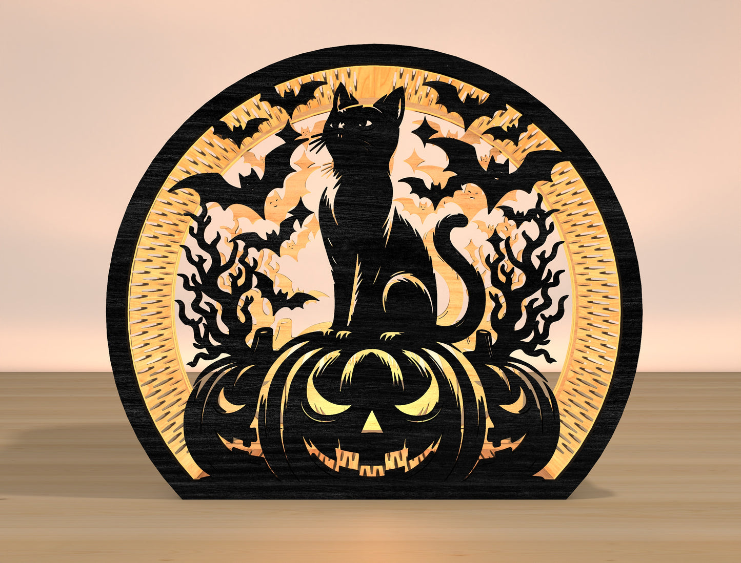 Halloween Raven Lantern SVG Bundle Laser Cut File | 10 Spooky Lantern Designs | Wooden Light Decor | Glowforge, xTool, LightBurn, etc.