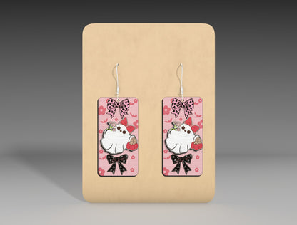 Halloween Rectangle Earrings SVG Bundle 10 Designs for Glowforge xTool