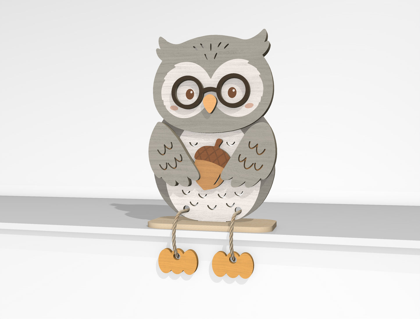 Animal Shelf Sitters SVG Bundle Laser Cut File for xTool and Glowforge