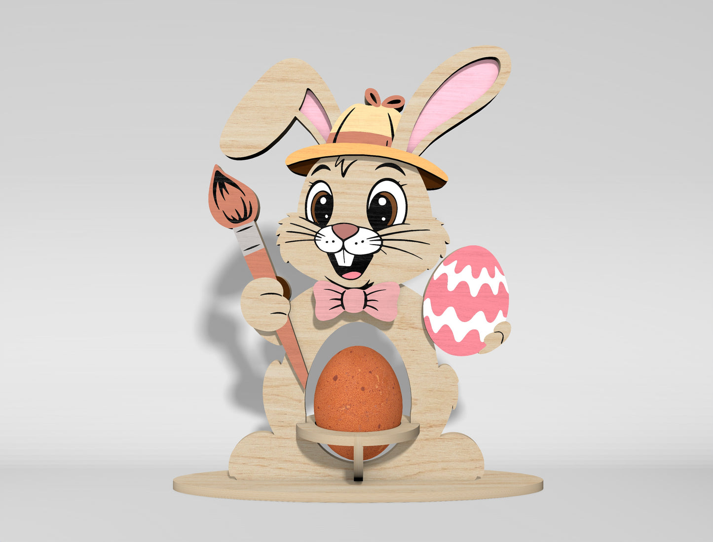 Easter Egg Holder SVG Bundle Bunny Chick 11 Designs for Glowforge and xTool
