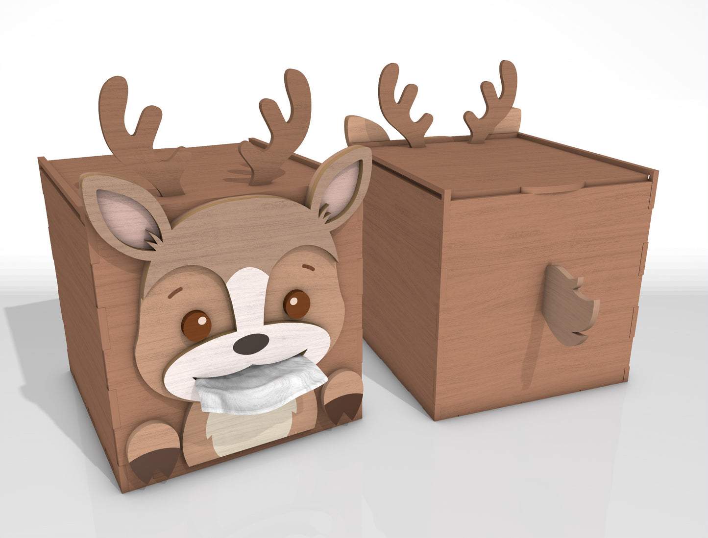 Funny Tissue Box Holder SVG Bundle for Glowforge and LightBurn
