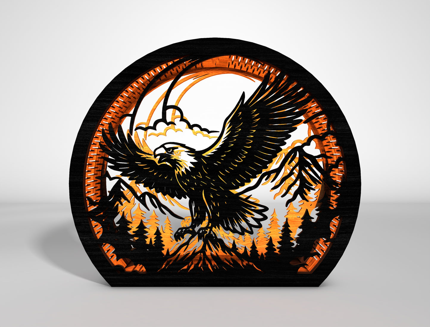 Wildlife Round Lantern SVG Bundle Laser Cut File for Glowforge and LightBurn