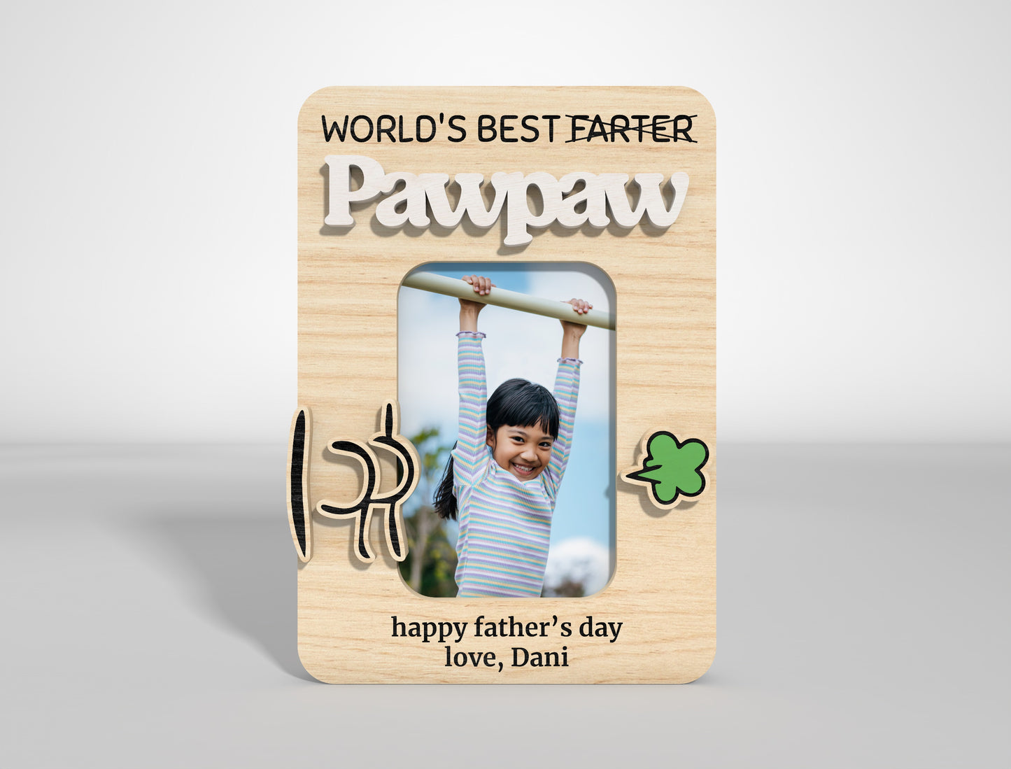 Dad Fridge Photo Magnet SVG Bundle Laser Cut File for xTool and LightBurn