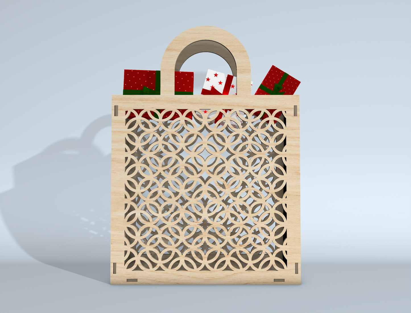 Gift Bag SVG Bundle for Glowforge xTool Laser Cut Gift Box File