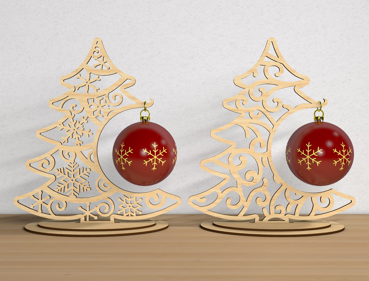 Christmas Ornament Display Stand SVG Bundle 22 Laser Cut Designs