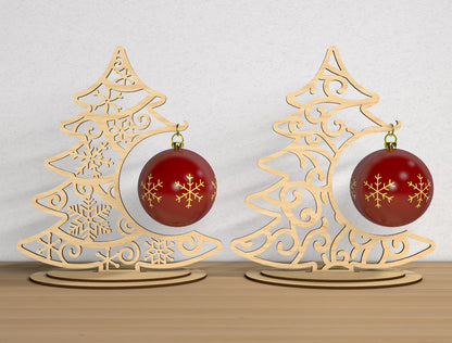 Christmas Ornament Display Stand SVG Bundle 22 Laser Cut Designs