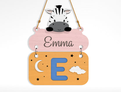 Alphabet Name Sign SVG Bundle File for Glowforge and xTool