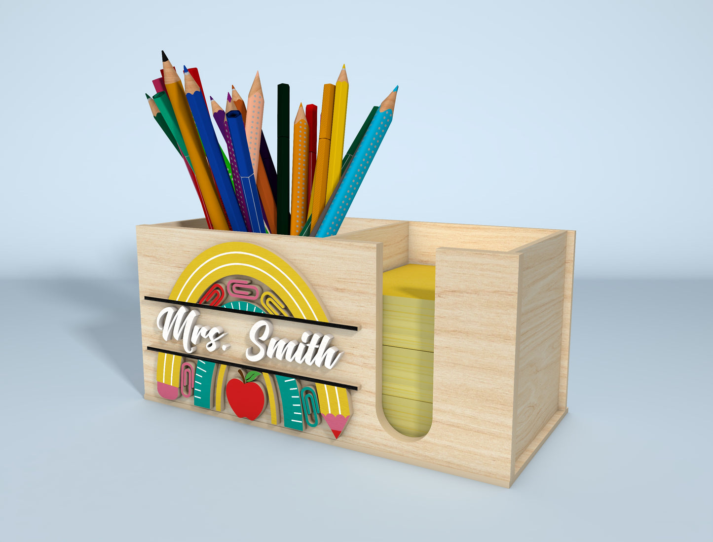 Personalized en Holder SVG Bundle for Glowforge and xTool