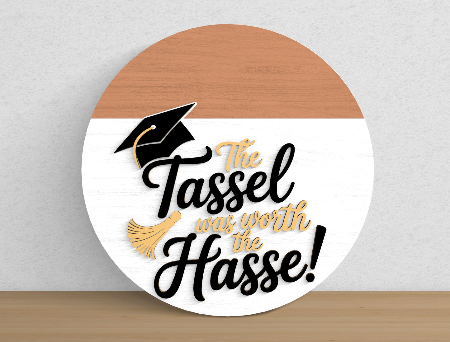 Personalized Graduation Door Decor SVG for Glowforge and LightBurn