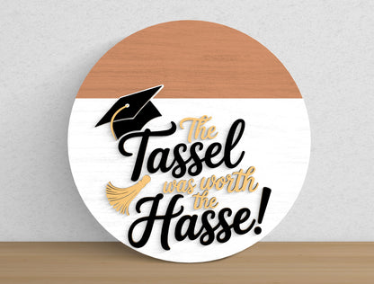 Personalized Graduation Door Decor SVG for Glowforge and LightBurn