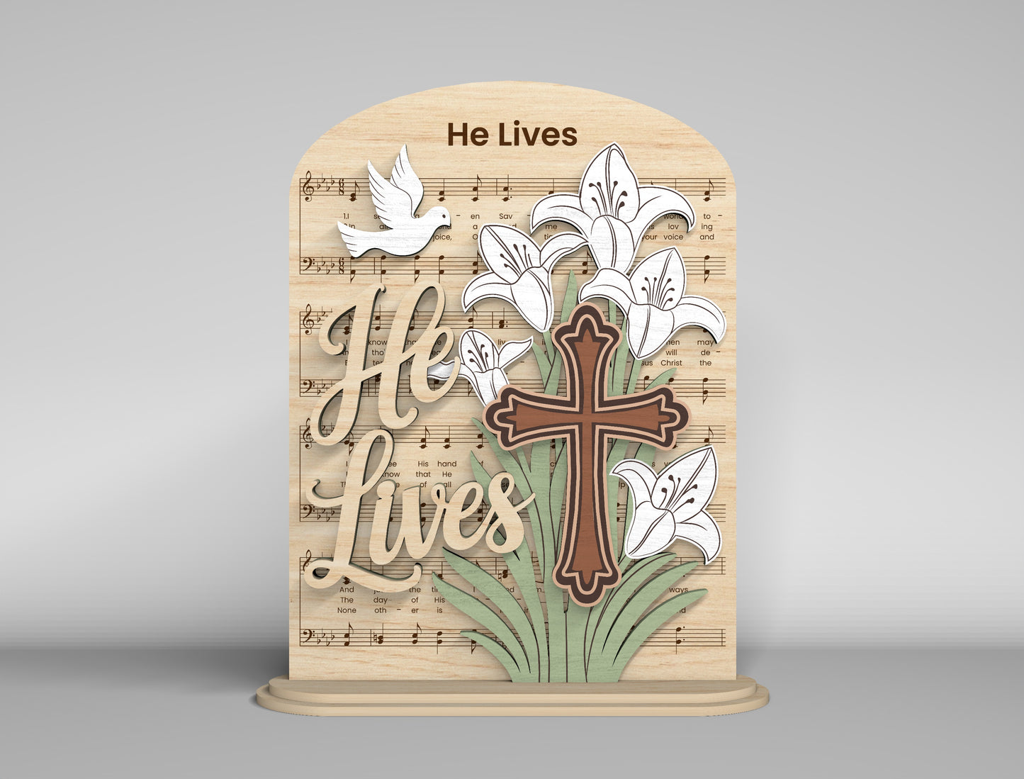 Easter Shelf Sitter SVG 9 Christian Easter Designs for LightBurn and Glowforge