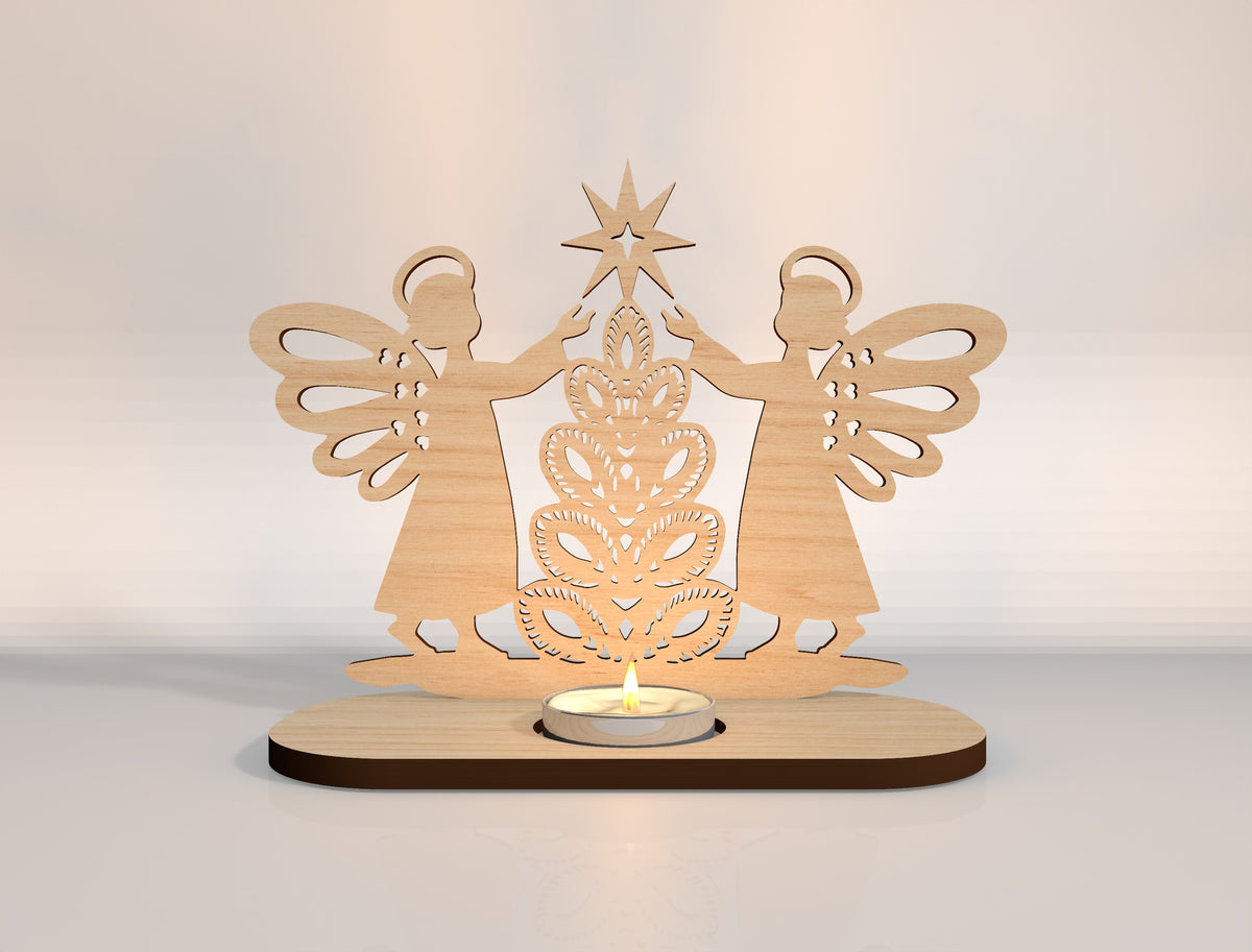 Christmas Nativity Candle Holder SVG Bundle 10