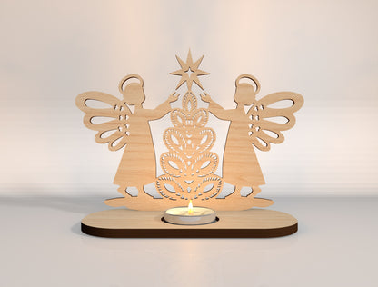 Christmas Nativity Candle Holder SVG Bundle 10