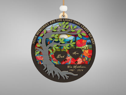 Family Memorial Ornament SVG Bundle for Glowforge and xTool