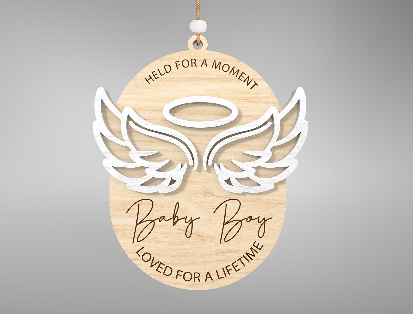 Miscarriage Memorial SVG Bundle Angel Wings for xTool and Glowforge