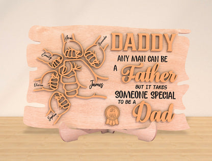 Personalized Daddy Sign “Someone Special To Be A Dad” SVG Laser Cut File