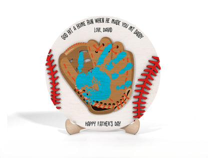 Sports Handprint Sign SVG Bundle for Glowforge Laser Cut