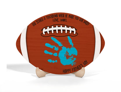 Sports Handprint Sign SVG Bundle for Glowforge Laser Cut