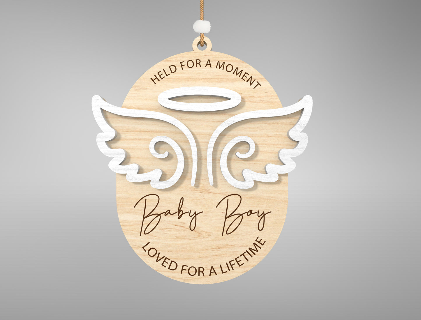 Miscarriage Memorial SVG Bundle Angel Wings for xTool and Glowforge