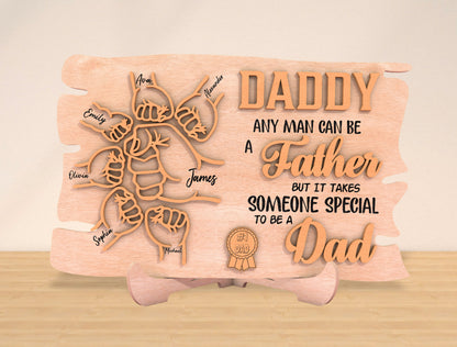 Personalized Daddy Sign “Someone Special To Be A Dad” SVG Laser Cut File