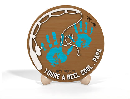 Sports Handprint Sign SVG Bundle for Glowforge Laser Cut
