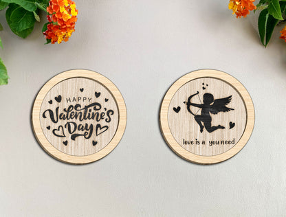 Round Wooden Sign SVG Bundle Laser Cut File for Glowforge