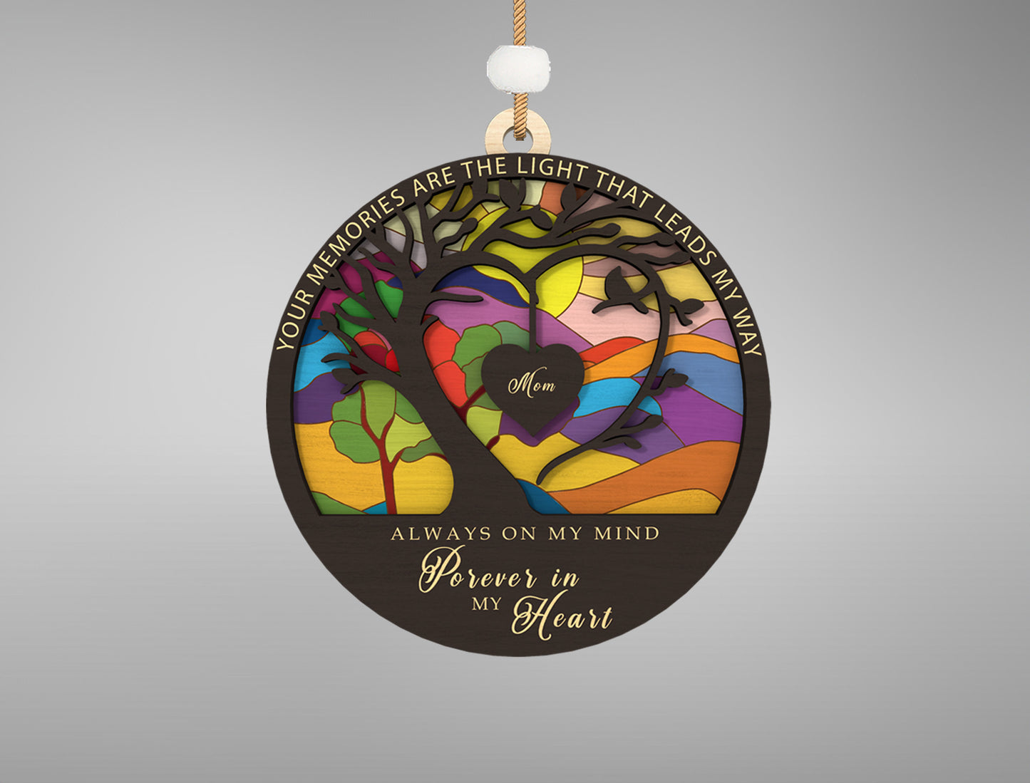Family Memorial Ornament SVG Bundle for Glowforge and xTool