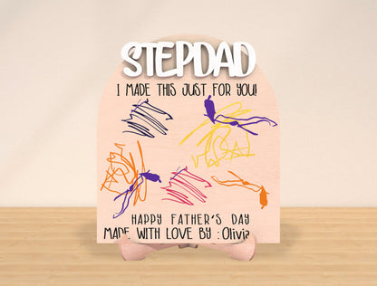 Father’s Day Drawing Sign SVG Laser Cut File for Glowforge and xTool