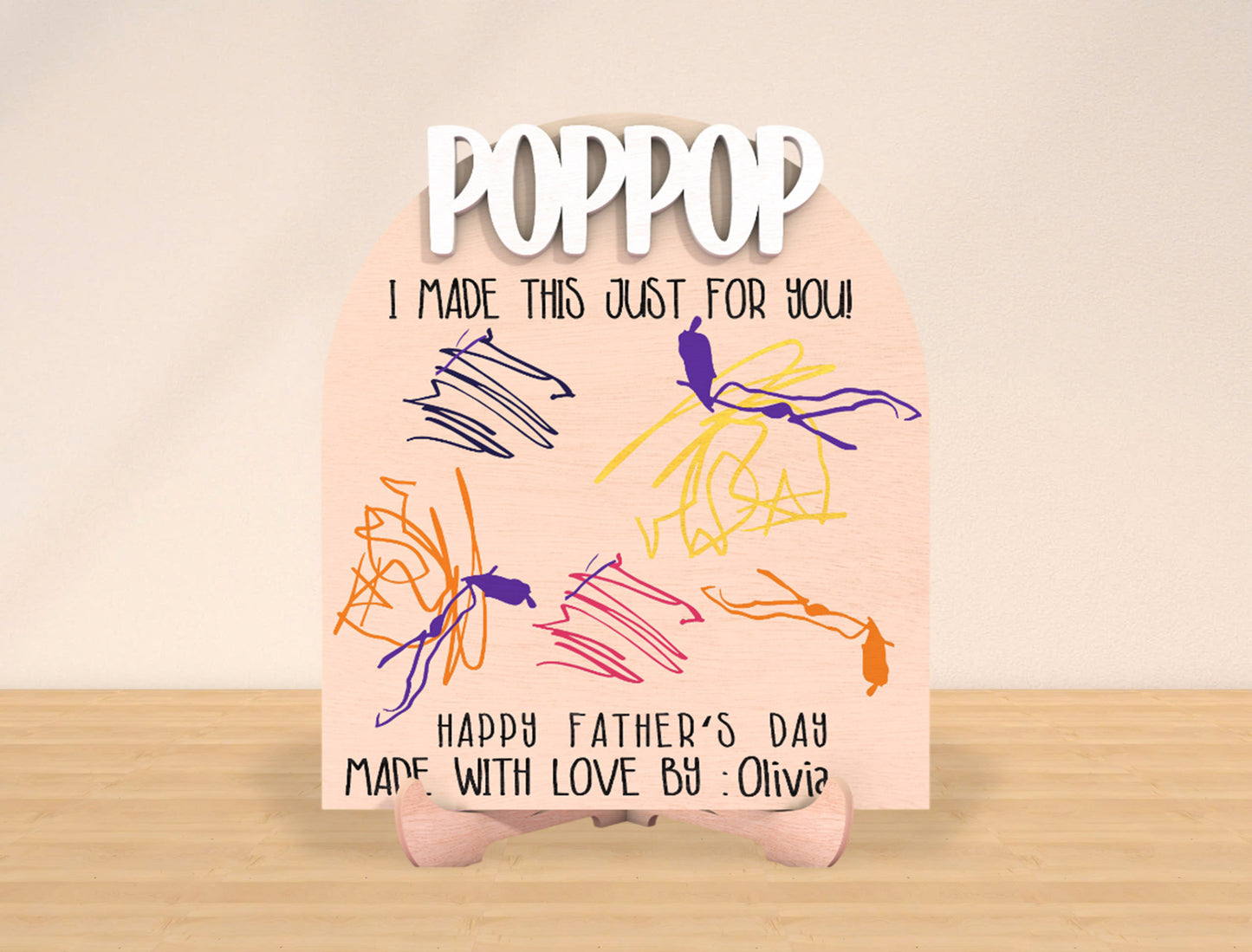 Father’s Day Drawing Sign SVG Laser Cut File for Glowforge and xTool