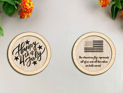 Round Wooden Sign SVG Bundle Laser Cut File for Glowforge