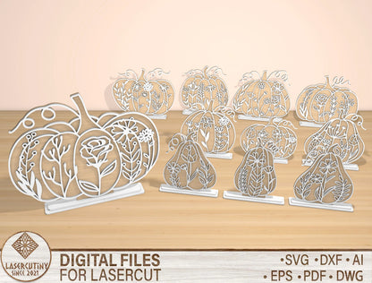 130+ Halloween Fall SVG Bundle Laser Cut Files