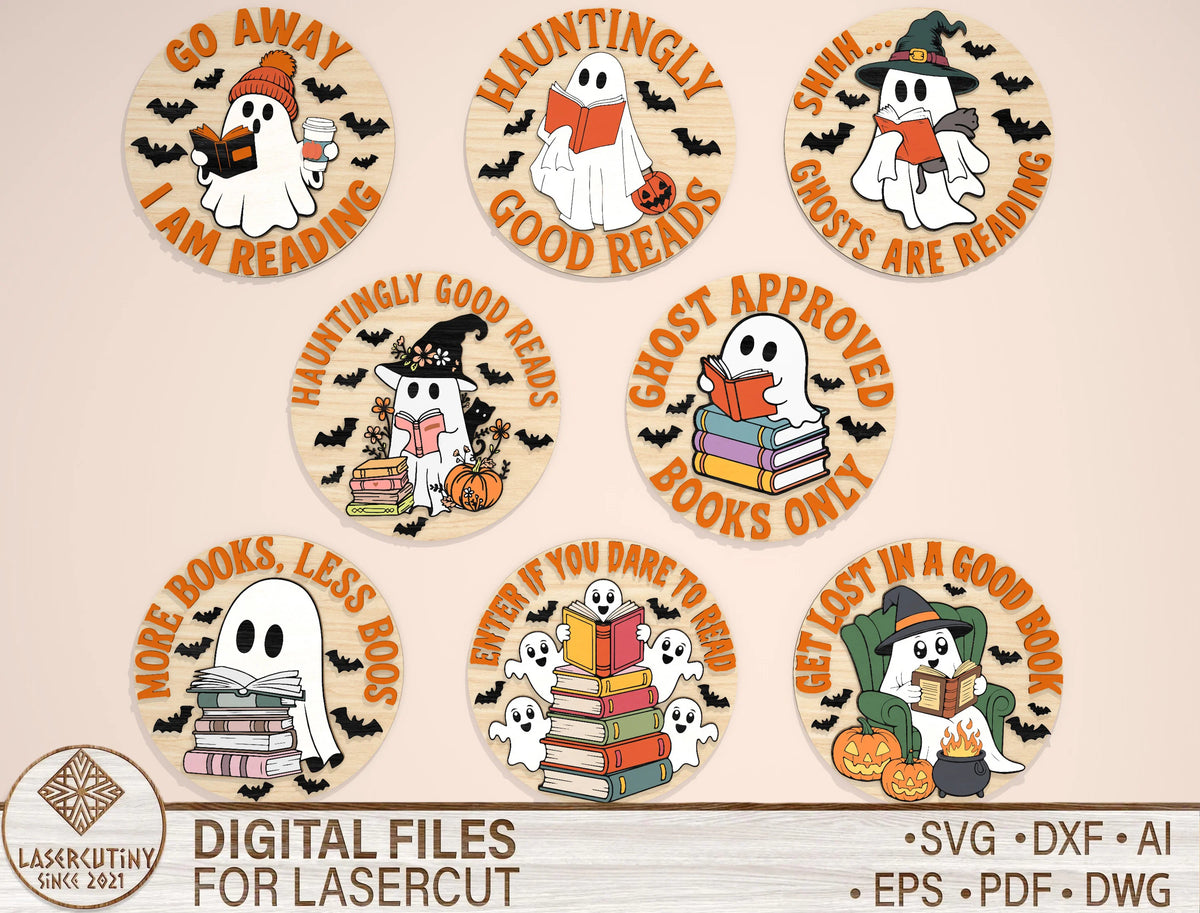 130+ Halloween Fall SVG Bundle Laser Cut Files