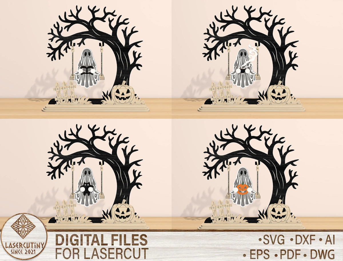 130+ Halloween Fall SVG Bundle Laser Cut Files