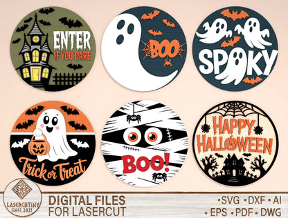 130+ Halloween Fall SVG Bundle Laser Cut Files