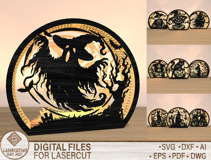 130+ Halloween Fall SVG Bundle Laser Cut Files