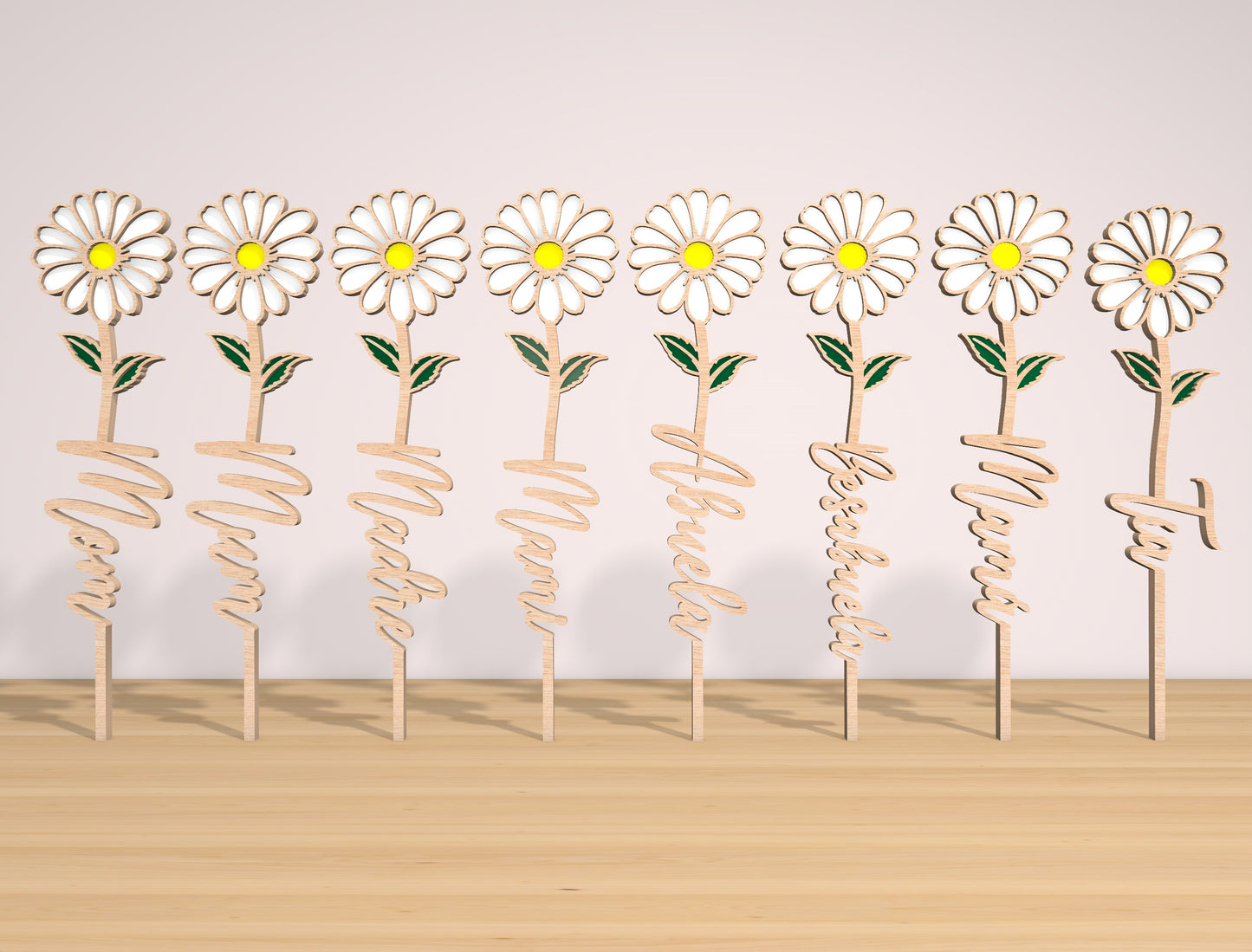 Flower Gift Box Laser Cut File Bundle | Mom Floral Keepsake Box | Multilayer Wooden Design | Glowforge, xTool, LightBurn, etc.